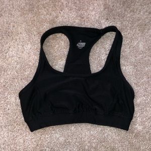 Plain black old navy sports bra